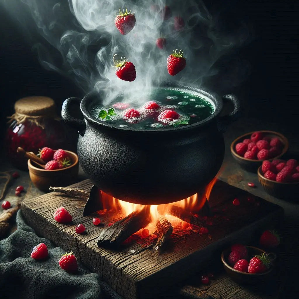 Les Sorciers en forêt ♓️ Thé vert Fraise framboise LES SORCIERS